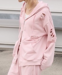 Art re A select（アトリエセレクト）の「【SEQUENZ/シークエンズ】DAMAGE ZIP PK（パーカー）」