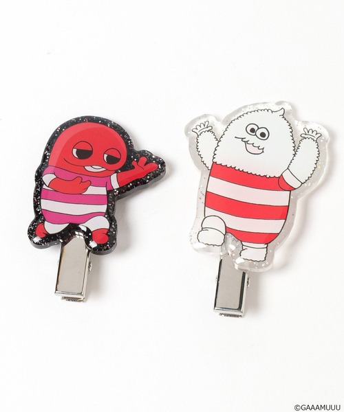 Me%(ミィパーセント)の「【ガチャピン・ムック/ガーとムー】ヘアピンSET 650247(ヘアピン・レディース・ホワイト/その他1・FREE)」の13枚目の写真