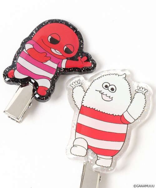 Me%(ミィパーセント)の「【ガチャピン・ムック/ガーとムー】ヘアピンSET 650247(ヘアピン・レディース・ホワイト/その他1・FREE)」の19枚目の写真