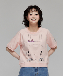 キューティフィット クロップ 半袖Tシャツ/FS7WM32F ピンク