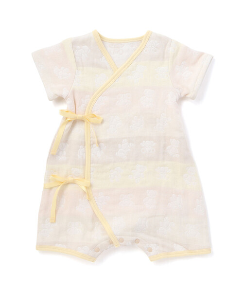 SLAP SLIP BABY(スラップスリップベビー)の「【お揃い】モチーフ総柄カバーオールベビー(70cm)(ロンパース・キッズ・ブルー系その他/ホワイト系その他2・70cm)」の5枚目の写真