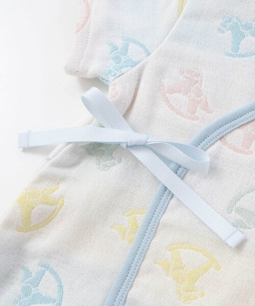 SLAP SLIP BABY(スラップスリップベビー)の「【お揃い】モチーフ総柄カバーオールベビー(70cm)(ロンパース・キッズ・ブルー系その他/ホワイト系その他2・70cm)」の11枚目の写真