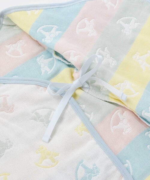 SLAP SLIP BABY(スラップスリップベビー)の「【お揃い】モチーフ総柄カバーオールベビー(70cm)(ロンパース・キッズ・ブルー系その他/ホワイト系その他2・70cm)」の14枚目の写真