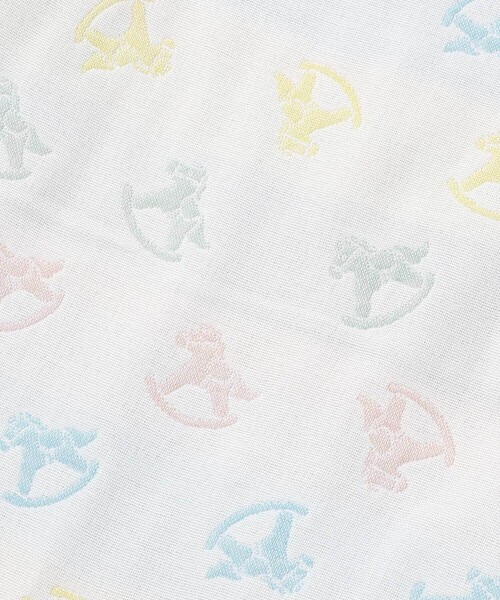 SLAP SLIP BABY(スラップスリップベビー)の「【お揃い】モチーフ総柄カバーオールベビー(70cm)(ロンパース・キッズ・ブルー系その他/ホワイト系その他2・70cm)」の16枚目の写真