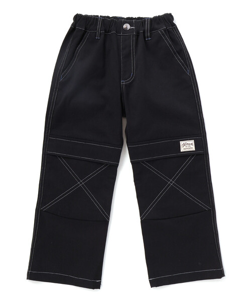 WASK(ワスク)の「アーカイブ配色ステッチワイドストレッチパンツ(その他パンツ・キッズ・ブラウン/ブラック・140cm/130cm/150cm/160cm)」の6枚目の写真