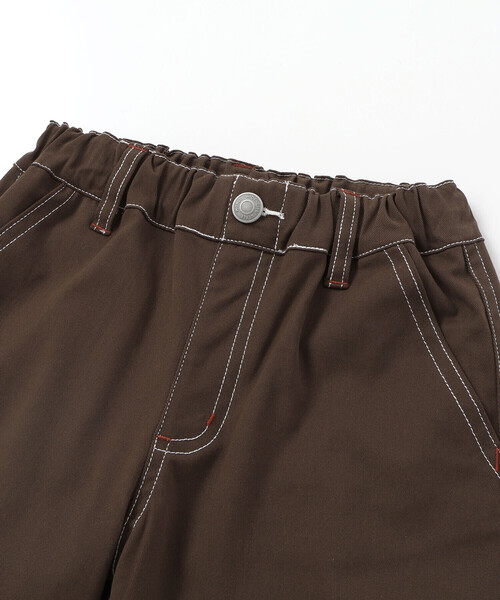 WASK(ワスク)の「アーカイブ配色ステッチワイドストレッチパンツ(その他パンツ・キッズ・ブラウン/ブラック・140cm/130cm/150cm/160cm)」の10枚目の写真
