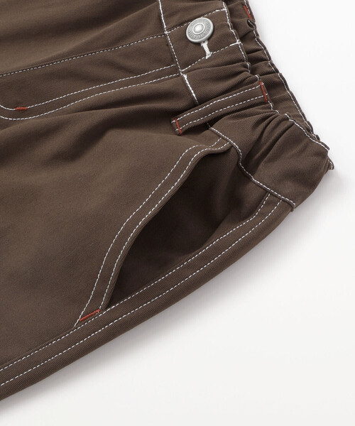 WASK(ワスク)の「アーカイブ配色ステッチワイドストレッチパンツ(その他パンツ・キッズ・ブラウン/ブラック・140cm/130cm/150cm/160cm)」の11枚目の写真
