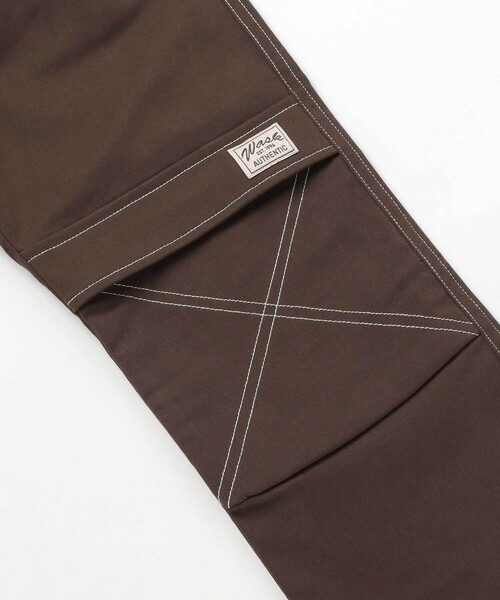 WASK(ワスク)の「アーカイブ配色ステッチワイドストレッチパンツ(その他パンツ・キッズ・ブラウン/ブラック・140cm/130cm/150cm/160cm)」の12枚目の写真
