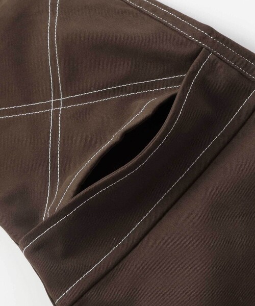 WASK(ワスク)の「アーカイブ配色ステッチワイドストレッチパンツ(その他パンツ・キッズ・ブラウン/ブラック・140cm/130cm/150cm/160cm)」の13枚目の写真