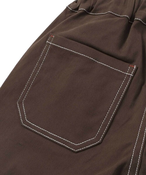 WASK(ワスク)の「アーカイブ配色ステッチワイドストレッチパンツ(その他パンツ・キッズ・ブラウン/ブラック・140cm/130cm/150cm/160cm)」の15枚目の写真