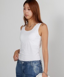 HANES | Hanes/ヘインズ Hanes originals カップ付きタンクトップ ラウンドネック ブラトップ 2026年春夏(タンクトップ)