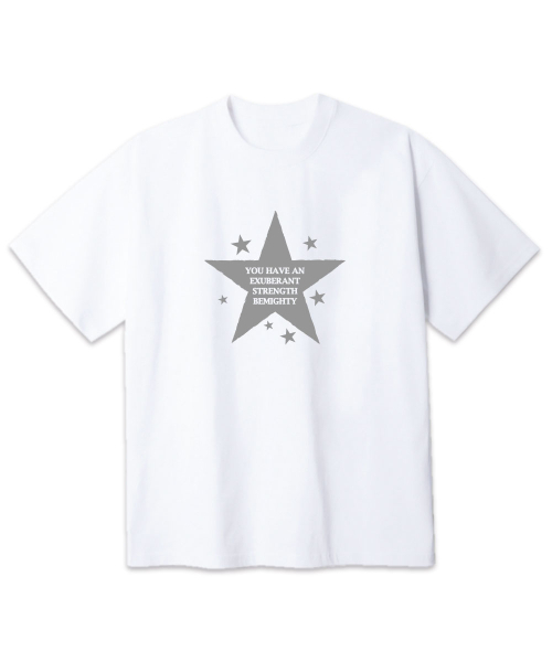 BEMIGHTY（ビーマイティー）の「ソフトスターオーバーサイズ半袖Tシャツ[ダークグレー]（Tシャツ/カットソー・メンズ・その他・LARGE/X-LARGE/XX-LARGE）」の3枚目の写真
