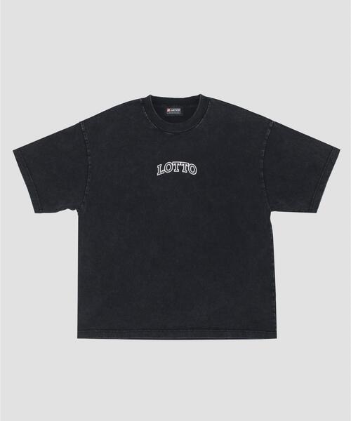 LOTTO（ロット）の「LOTTO　ARCH LOGO SHORT-SLEEVE T-SHIRTS（Tシャツ/カットソー・メンズ・グレー/ブラック/ホワイト・MEDIUM/X-LARGE/LARGE/XX-LARGE）」の10枚目の写真