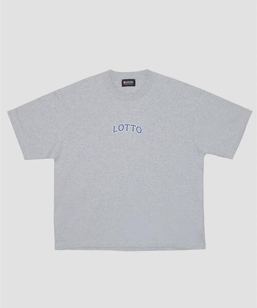 LOTTO（ロット）の「LOTTO　ARCH LOGO SHORT-SLEEVE T-SHIRTS（Tシャツ/カットソー・メンズ・グレー/ブラック/ホワイト・MEDIUM/X-LARGE/LARGE/XX-LARGE）」の14枚目の写真