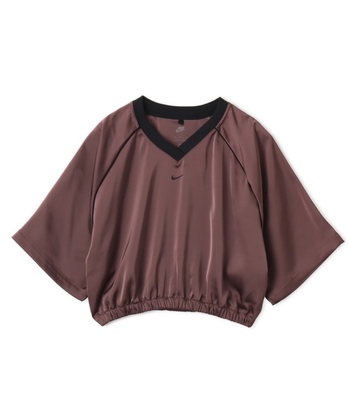 NIKE(ナイキ)の「NIKE AS WMNS NSW OFFLN WVN STN SS TOP / ナイキ ウィメンズ NSW OFFLN WVN STN SS トップ 【SP】(Tシャツ/カットソー・レディース・ブラック/パープル/ホワイト・S/M/L)」の3枚目の写真