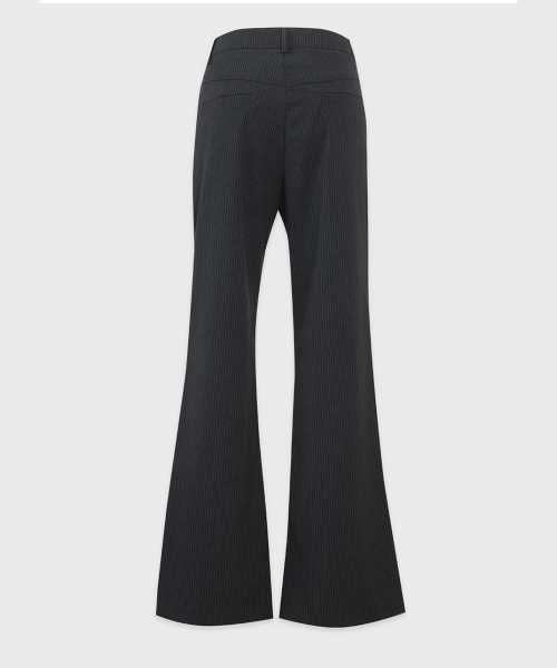 MICANE(ミケーネ)の「ベスストライプセミフレアスラックス(スラックス・レディース・ブラック/チャコール・X-SMALL/SMALL/MEDIUM/LARGE/X-LARGE/XX-LARGE)」の10枚目の写真