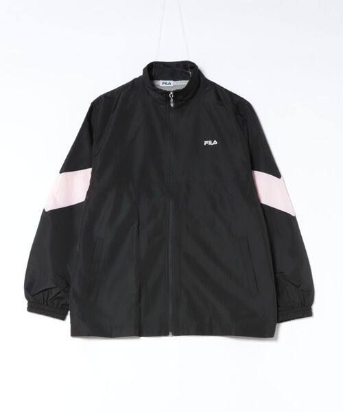 FILA（フィラ）の「《FILA》WIND TRACK JACKET（ジャージ・レディース・ピンク/ブラック/レッド・L/LL/M）」の2枚目の写真