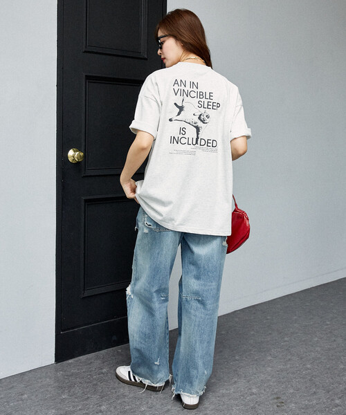 PUBLUX(パブリュクス)の「PUBLUX/パブリュクス <機能性素材>BC/VINCIBLE SLEEP TEE(Tシャツ/カットソー・レディース・ライトグレー/ホワイト/ブラック/ネイビー・SMALL/MEDIUM/LARGE)」の18枚目の写真