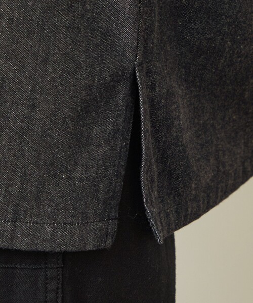 MACKINTOSH PHILOSOPHY(マッキントッシュ フィロソフィー)の「GREY LABEL ライトデニムワークシャツ(シャツ/ブラウス・レディース・ブラック/ダークネイビー・6/2)」の10枚目の写真