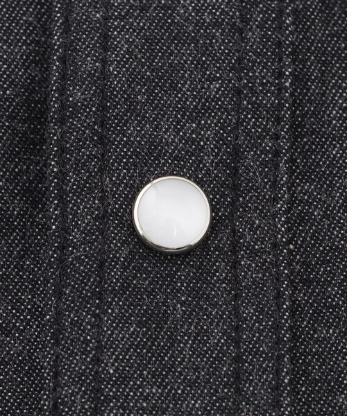 MACKINTOSH PHILOSOPHY(マッキントッシュ フィロソフィー)の「GREY LABEL ライトデニムワークシャツ(シャツ/ブラウス・レディース・ブラック/ダークネイビー・6/2)」の11枚目の写真
