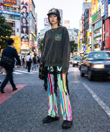 CONECTX（コネクト エックス）の「CONECTX x viesti Embroidery Effect Screen Print Sweatshirt_Washed（スウェット）」
