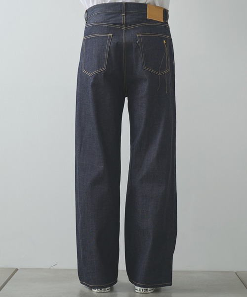 FACCIES(ファチーズ)の「【FACCIES/ファッチーズ】RIGID LIGHT OZ DENIME BAGGY PANTS(デニムパンツ・メンズ・インディゴブルー・2/1)」の5枚目の写真