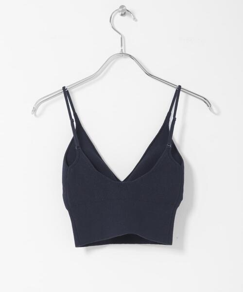 THE GOODLAND MARKET(ザグッドランドマーケット)の「nakes Organic Cotton Bra Top(キャミソール・レディース・レッド/ブラック/アイボリー・1)」の5枚目の写真