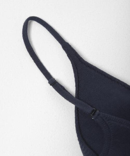 THE GOODLAND MARKET(ザグッドランドマーケット)の「nakes Organic Cotton Bra Top(キャミソール・レディース・レッド/ブラック/アイボリー・1)」の6枚目の写真