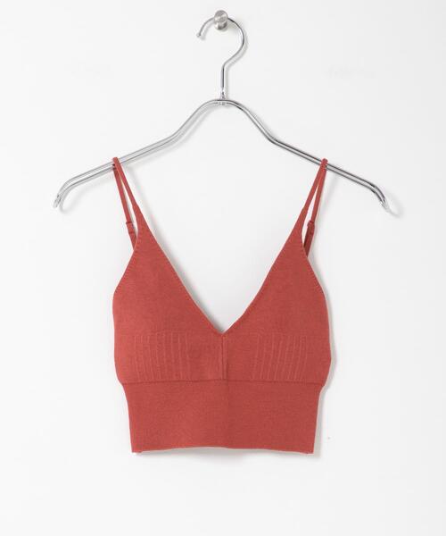 THE GOODLAND MARKET(ザグッドランドマーケット)の「nakes Organic Cotton Bra Top(キャミソール・レディース・レッド/ブラック/アイボリー・1)」の10枚目の写真
