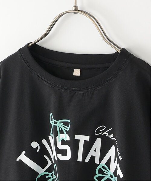 ikka（イッカ）の「【セットアップ対応】冷感メッシュ袖リボンゆるプルオーバー（120~160cm）（Tシャツ/カットソー・キッズ・ブラック/ライトブルー・140/130/160/150/120）」の9枚目の写真