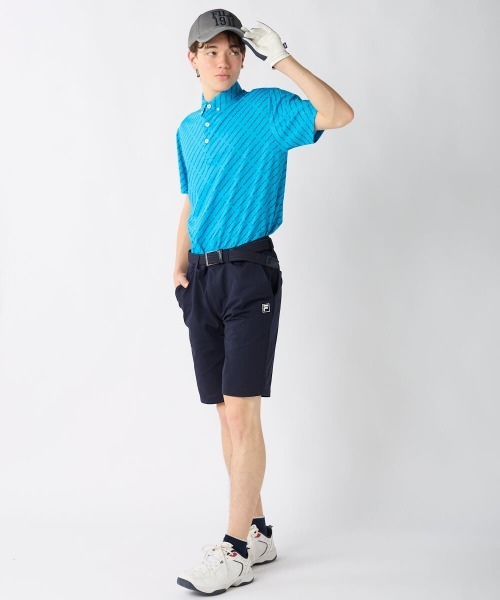 FILA GOLF(フィラゴルフ )の「【FILA GOLF:フィラゴルフ】総柄半袖シャツ 吸汗速乾 UVカット ゴルフ(シャツ/ブラウス・メンズ・その他27/ターコイズブルー/ホワイト/ネイビー・XX-LARGE/X-LARGE/LARGE/MEDIUM)」の14枚目の写真