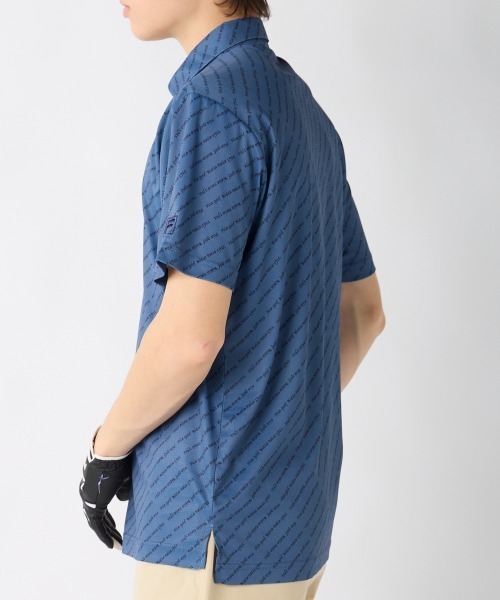 FILA GOLF(フィラゴルフ )の「【FILA GOLF:フィラゴルフ】総柄半袖シャツ 吸汗速乾 UVカット ゴルフ(シャツ/ブラウス・メンズ・その他27/ターコイズブルー/ホワイト/ネイビー・XX-LARGE/X-LARGE/LARGE/MEDIUM)」の16枚目の写真