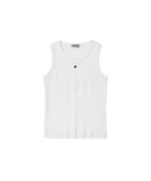 DAUSPICE（ディーオスピス）の「(DUC) Symbol Sleeveless White（Tシャツ/カットソー）」