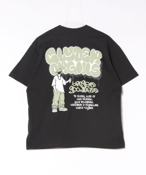 Right-on（ライトオン）の「Refurbish(リファービッシュ)【メンズ】ストリートグラフィック半袖Tシャツ（Tシャツ/カットソー・メンズ・ネイビー/イエロー/レッド/ホワイト/ブラック/オフホワイト・S/M/L/XL）」の7枚目の写真