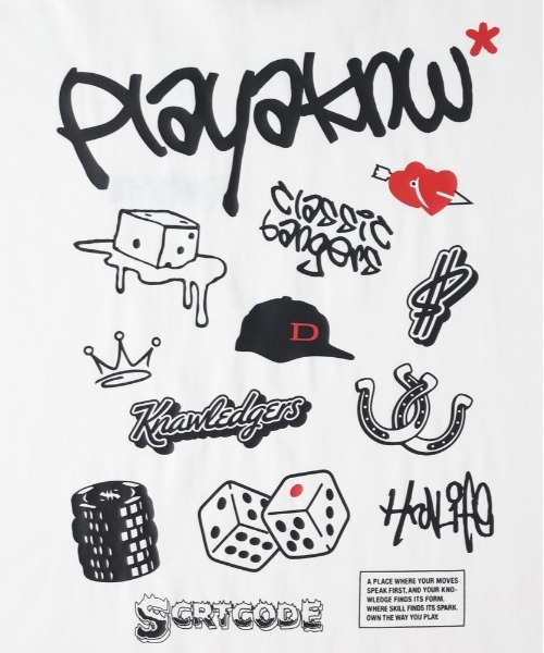 Right-on（ライトオン）の「Refurbish(リファービッシュ)【メンズ】ストリートグラフィック半袖Tシャツ（Tシャツ/カットソー・メンズ・ネイビー/イエロー/レッド/ホワイト/ブラック/オフホワイト・S/M/L/XL）」の22枚目の写真