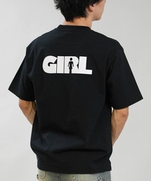 GIRL（ガール）の「【ムラサキスポーツ限定】GIRL/ガール 半袖 Tシャツ ロゴ バックプリント GR26STM02（Tシャツ/カットソー）」