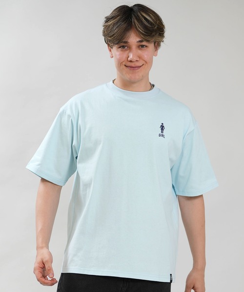 girl(ガール)の「【ムラサキスポーツ限定】GIRL/ガール 半袖 Tシャツ ロゴ バックプリント GR26STM02(Tシャツ/カットソー・メンズ・ブラック/グレイッシュブルー/ホワイト・M/L/XL)」の16枚目の写真