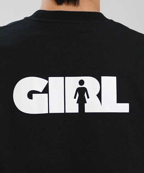 girl(ガール)の「【ムラサキスポーツ限定】GIRL/ガール 半袖 Tシャツ ロゴ バックプリント GR26STM02(Tシャツ/カットソー・メンズ・ブラック/グレイッシュブルー/ホワイト・M/L/XL)」の17枚目の写真