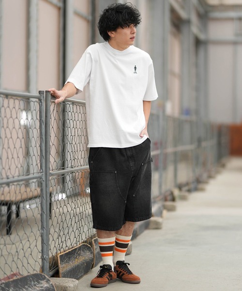 girl(ガール)の「【ムラサキスポーツ限定】GIRL/ガール 半袖 Tシャツ ロゴ バックプリント GR26STM02(Tシャツ/カットソー・メンズ・ブラック/グレイッシュブルー/ホワイト・M/L/XL)」の5枚目の写真