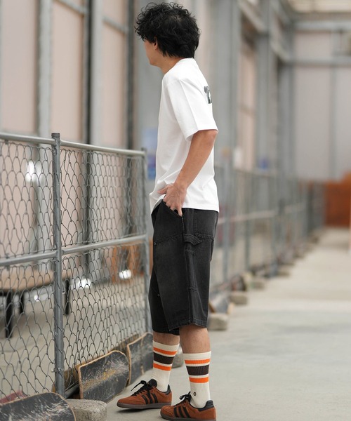 girl(ガール)の「【ムラサキスポーツ限定】GIRL/ガール 半袖 Tシャツ ロゴ バックプリント GR26STM02(Tシャツ/カットソー・メンズ・ブラック/グレイッシュブルー/ホワイト・M/L/XL)」の4枚目の写真