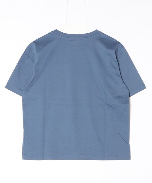 Park Slope NEWYORKER（パークスロープニューヨーカー）の「【滑らかな肌触り・着回し】LETTERING グラフィックTシャツ（Tシャツ/カットソー・レディース・ブルー・M/L）」の15枚目の写真