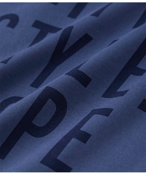 Park Slope NEWYORKER（パークスロープニューヨーカー）の「【滑らかな肌触り・着回し】LETTERING グラフィックTシャツ（Tシャツ/カットソー・レディース・ブルー・M/L）」の8枚目の写真