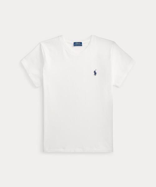 POLO RALPH LAUREN(ポロ ラルフ ローレン)の「クラシック フィット コットン ジャージー クルーネック Tシャツ(Tシャツ/カットソー・レディース・ホワイト・L/M/S/XS/XL)」の7枚目の写真