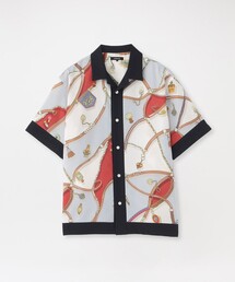 LOVELESS（ラブレス）の「スカーフコンビオープンカラーショートスリーブシャツ（シャツ/ブラウス）」