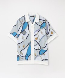 LOVELESS（ラブレス）の「スカーフコンビオープンカラーショートスリーブシャツ（シャツ/ブラウス）」