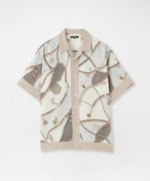 LOVELESS（ラブレス）の「スカーフコンビオープンカラーショートスリーブシャツ（シャツ/ブラウス）」
