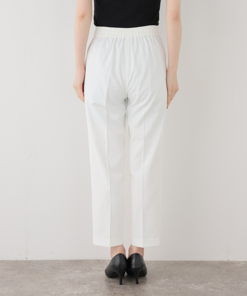 La TOTALITE(ラトータリテ)の「【洗える】ドライオックステーパードパンツ(その他パンツ・レディース・ホワイト/ベージュ・38/36)」の9枚目の写真