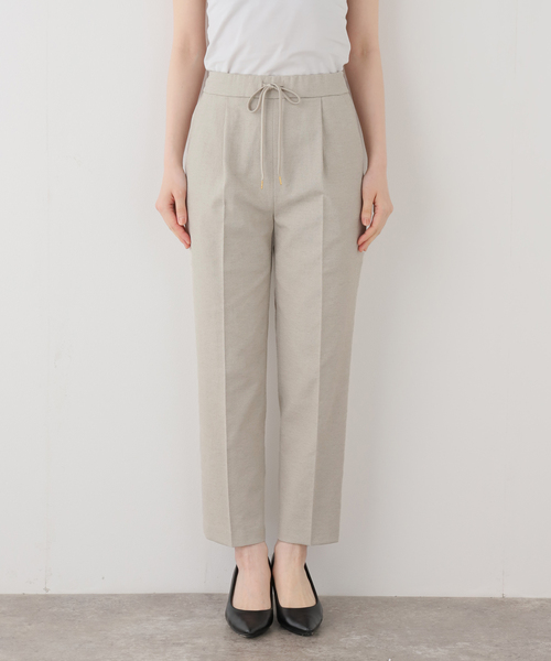 La TOTALITE(ラトータリテ)の「【洗える】ドライオックステーパードパンツ(その他パンツ・レディース・ホワイト/ベージュ・38/36)」の16枚目の写真