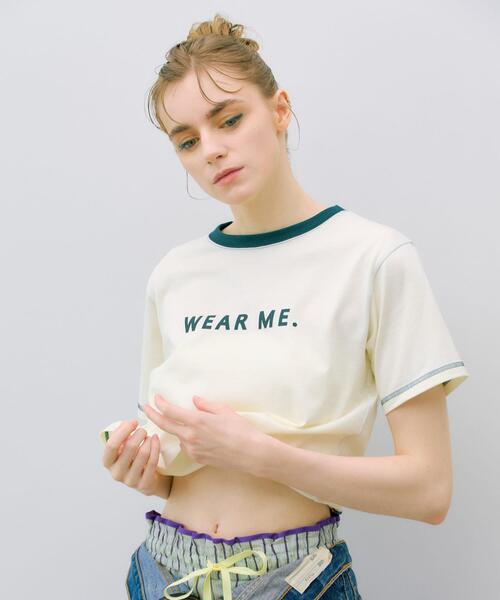 THE GOODLAND MARKET（ザグッドランドマーケット）の「ザ グッドランド マーケット　BOX RINGER  TEE（Tシャツ/カットソー・レディース・ホワイト系その他/ブルー系その他/イエロー系その他・2/1）」の4枚目の写真