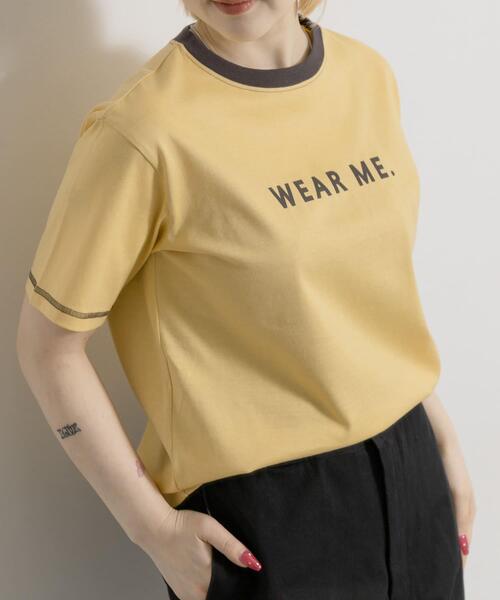 THE GOODLAND MARKET（ザグッドランドマーケット）の「ザ グッドランド マーケット　BOX RINGER  TEE（Tシャツ/カットソー・レディース・ホワイト系その他/ブルー系その他/イエロー系その他・2/1）」の9枚目の写真